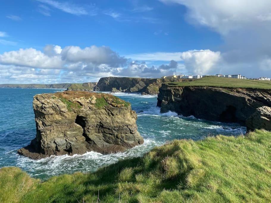 Surf'S Up! Perfect Base For Holidays Or Work In Cornwall St Columb Major Kültér fotó